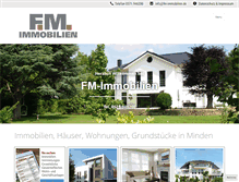 Tablet Screenshot of fm-immobilien.de